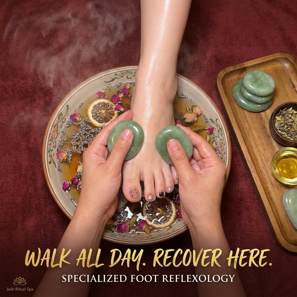 Foot and reflexology recovery treatment at Mo Ran Spa